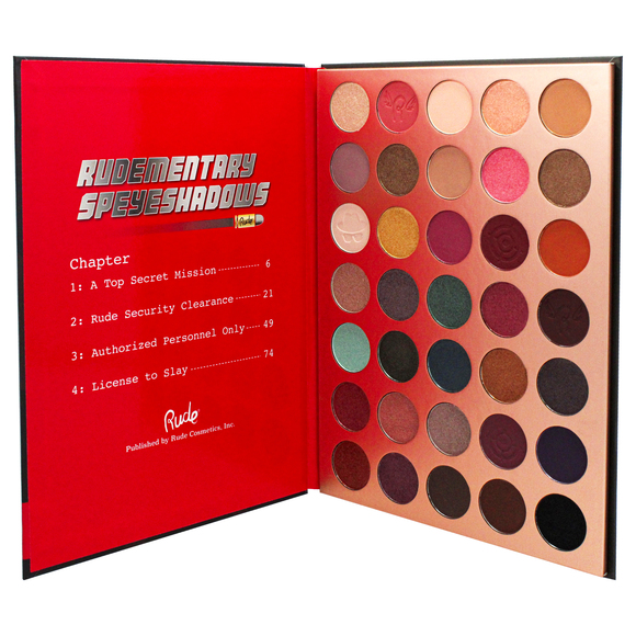 Rudementary SpeyeShadows 35 Palette - Book 7 by Rude Cosmetics 1.33 oz - Picture 2 of 4